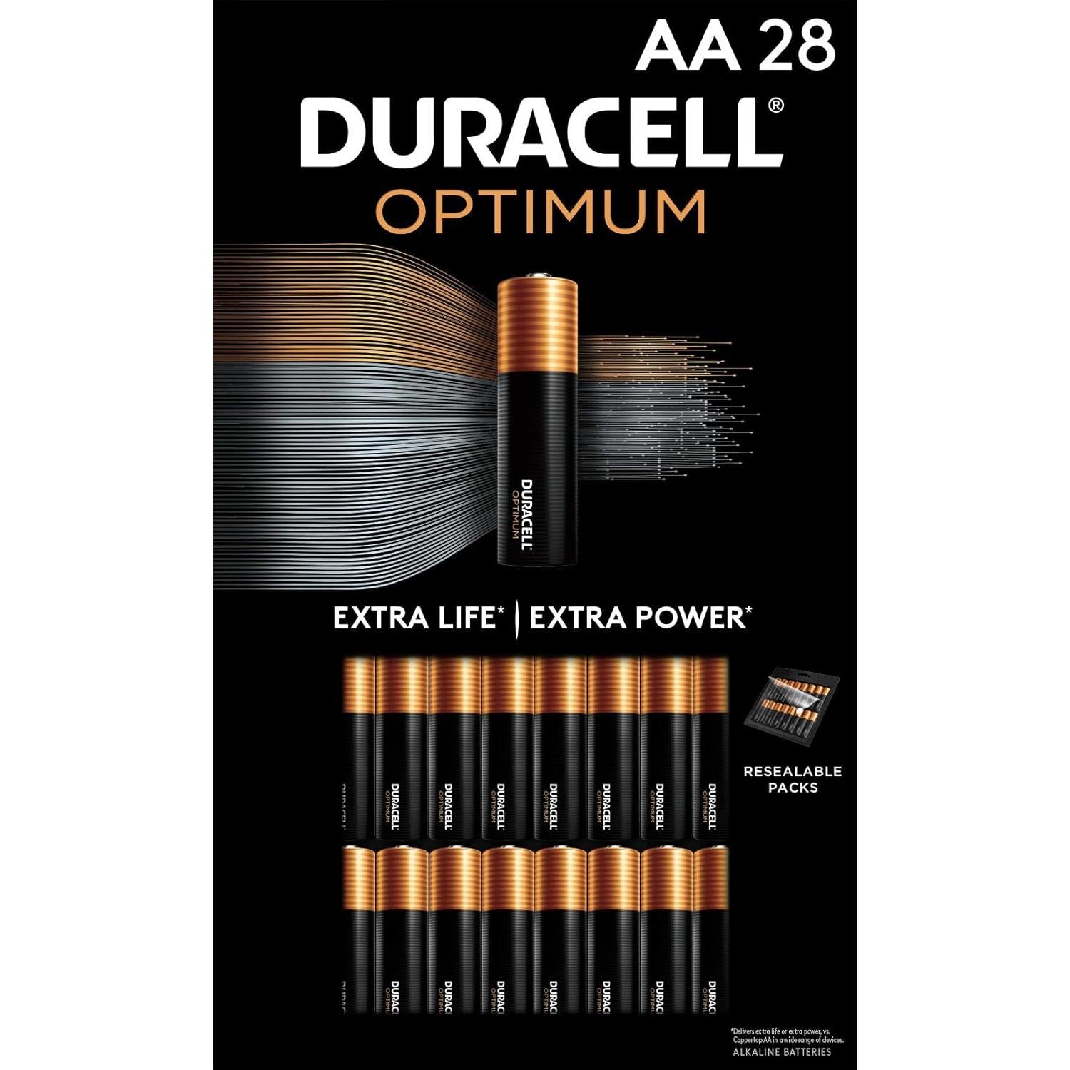 Duracell AA Batteries 28ct