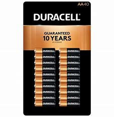 Duracell Coppertop AA Batteries, 40 ct