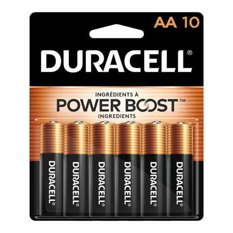 Duracell Coppertop AA Batteries 10ct