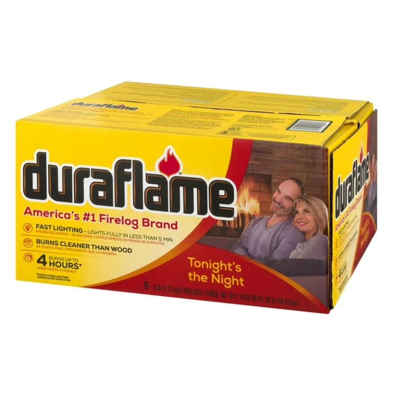 Duraflame Giant Log 6lbs, 6ct