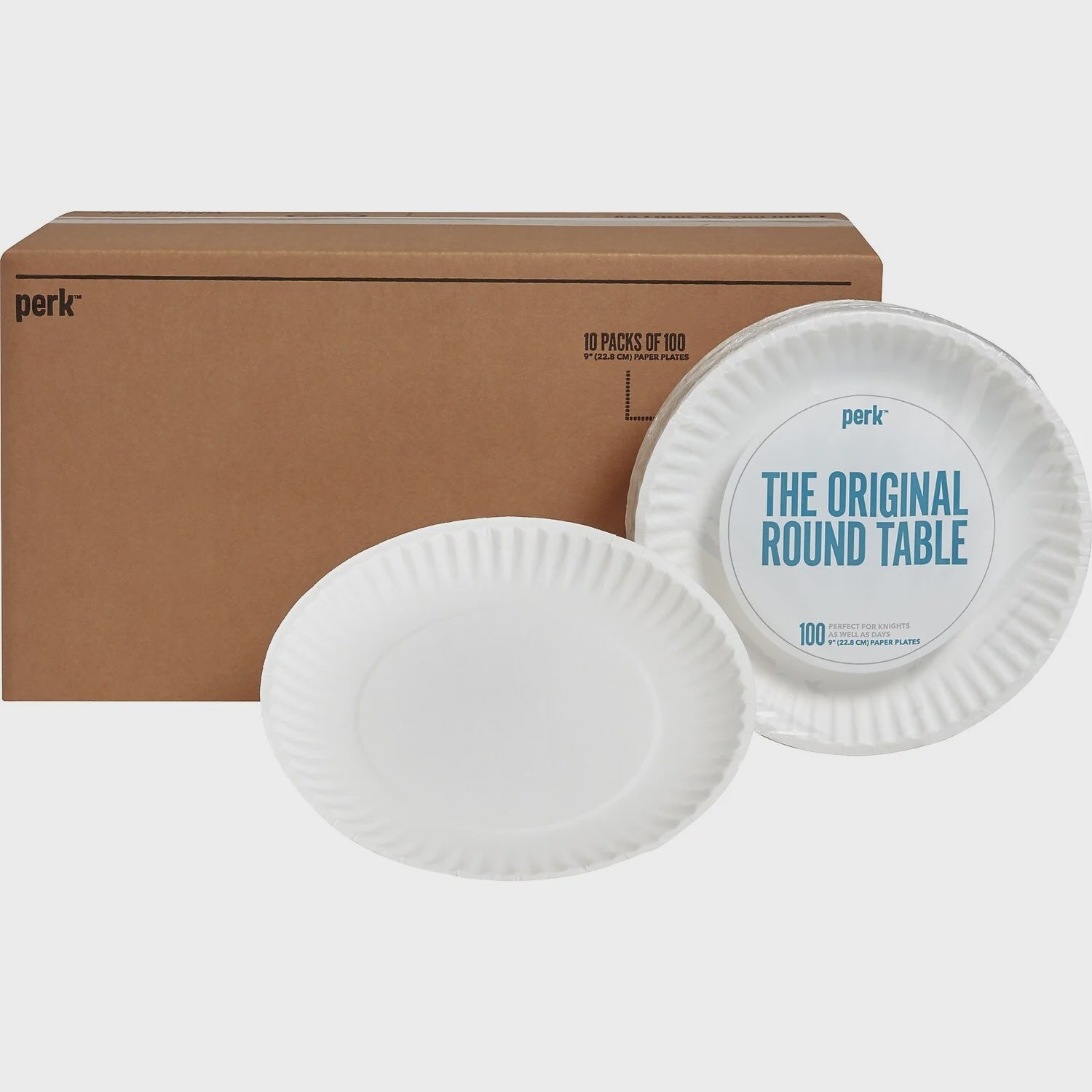 Economy Paper Plates White, 9" 1000/Case