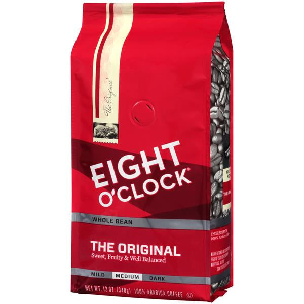 Eight O'Clock Original, Medium Roast, Whole Bean Coffee 21 oz.