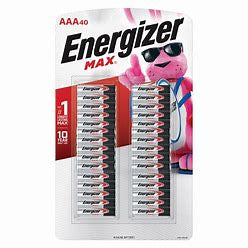 Energizer Max AAA Alkaline Batteries 40 pk