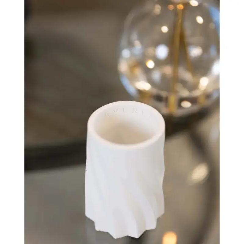 Everlasting Candle - White Concrete Match Holder