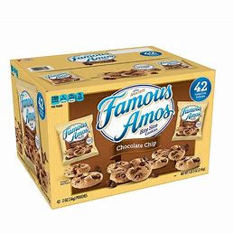 Famous Amos Chocolate Chip Cookies, 2 oz., 42 ct. (BPO)
