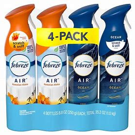 Febreze Air Effects Air Freshener, 4 pk