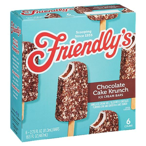 Friendly's Chocolate Cake Krunch Bar 6ct