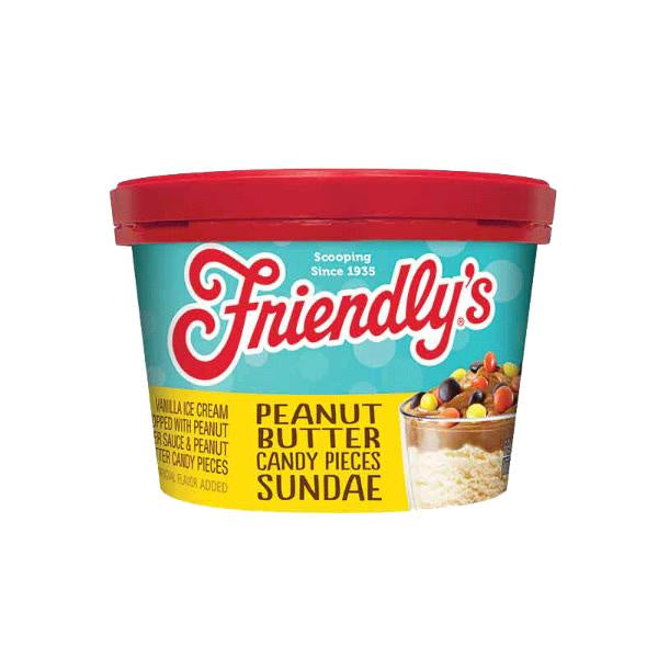 Friendly's Peanut Butter Candy Pieces Sundae 6oz