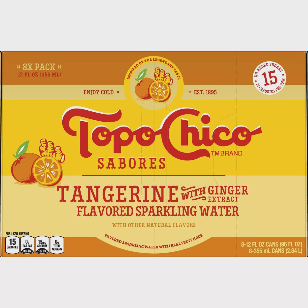 Topo Chico Tangerine 8 pack