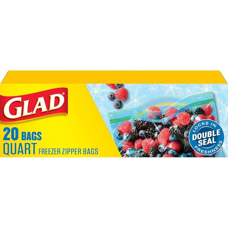 Glad Quart Freezer Bags 20ct