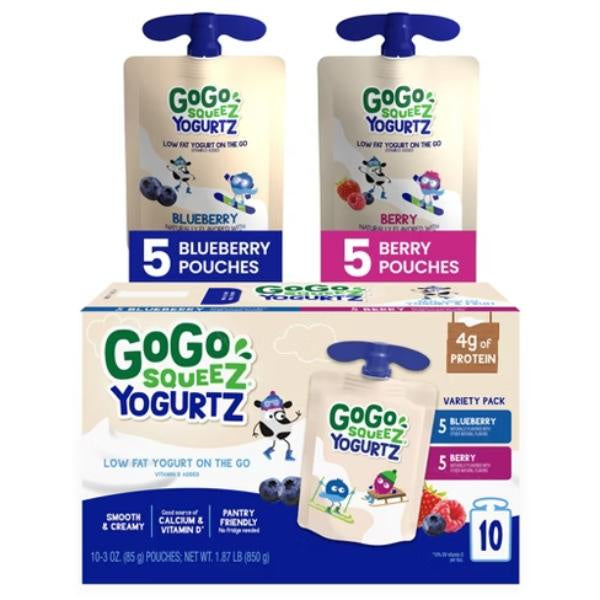 GoGo Squeez Yogurtz Blueberry & Berry 10 ct