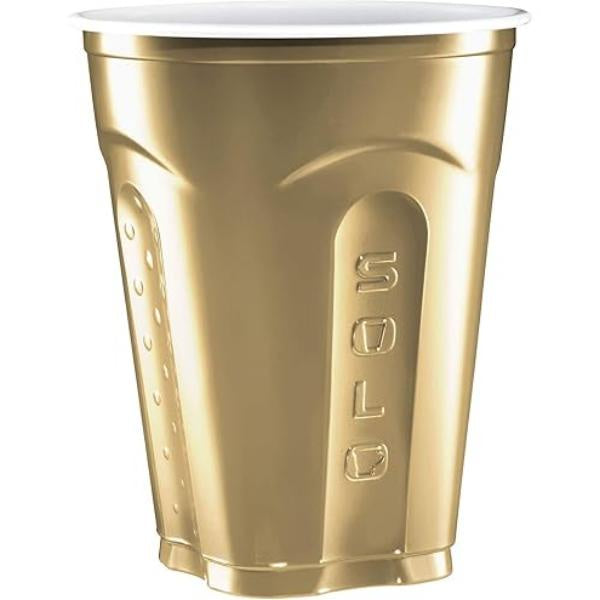 Gold Solo Cups, 50 ct