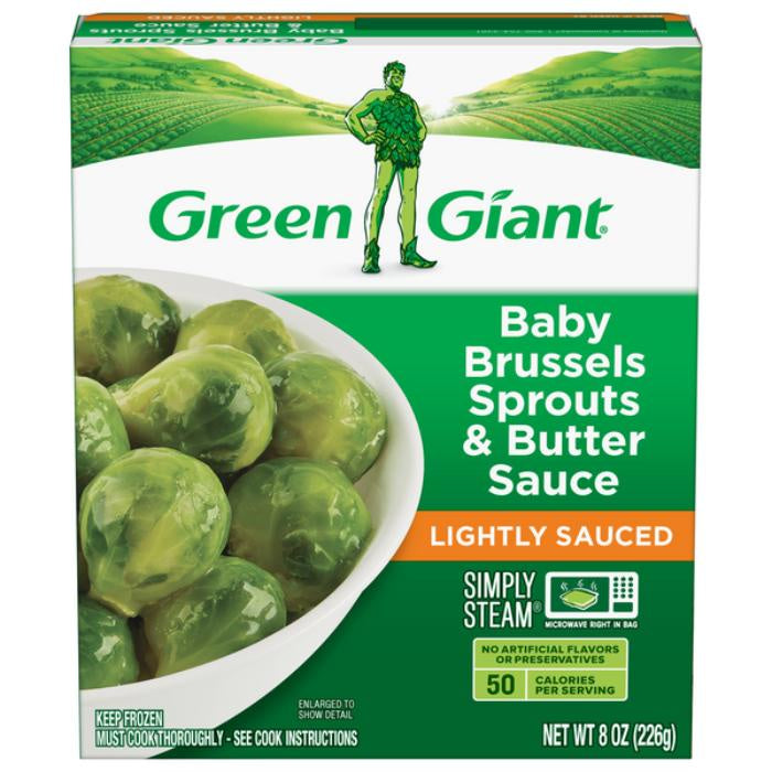 Green Giant Simply Steam Baby Brussels Sprouts & Butter Sauce, 8oz