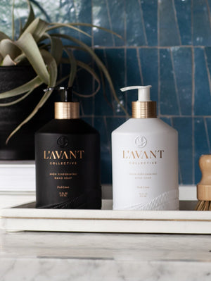 L'AVANT Hand Lotion + Hand Soap Bundle, Fresh Linen, 10 oz/16 oz