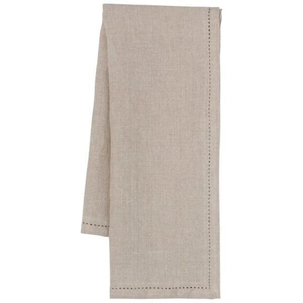 Hemstitch Natural Linen Towel