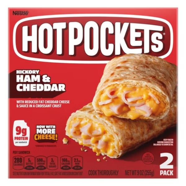 Hot Pockets Croisant Crust Ham & Cheese 9oz