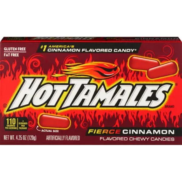 Hot Tamales Fierce Cinnamon Flavored Chewy Candies, 4.25oz