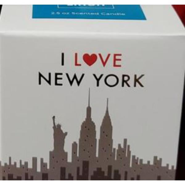 I Love NY Candle - Fresh Linen 2.5 oz