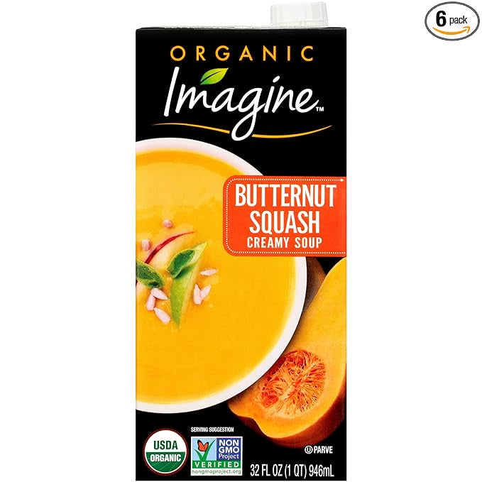 Organic Imagine Butternut Squash Creamy Soup 32oz