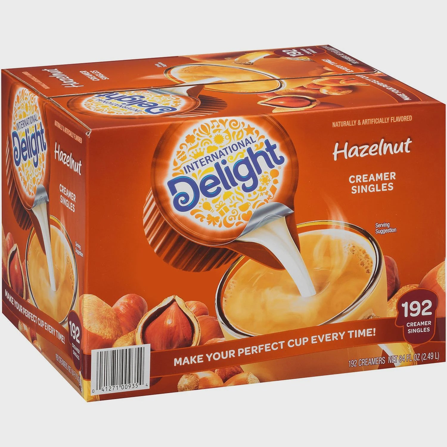International Delight Liquid Creamers, Hazelnut 192 ct (BPO)