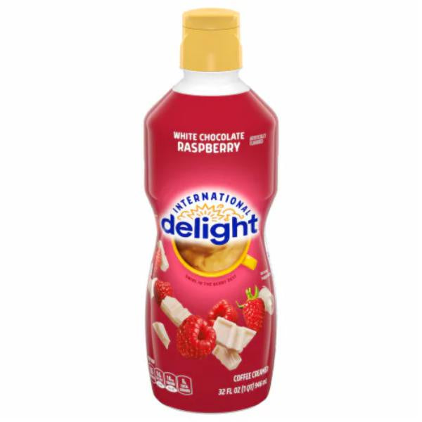 International Delight White Chocolate Raspberry Coffee Creamer 32 fl oz