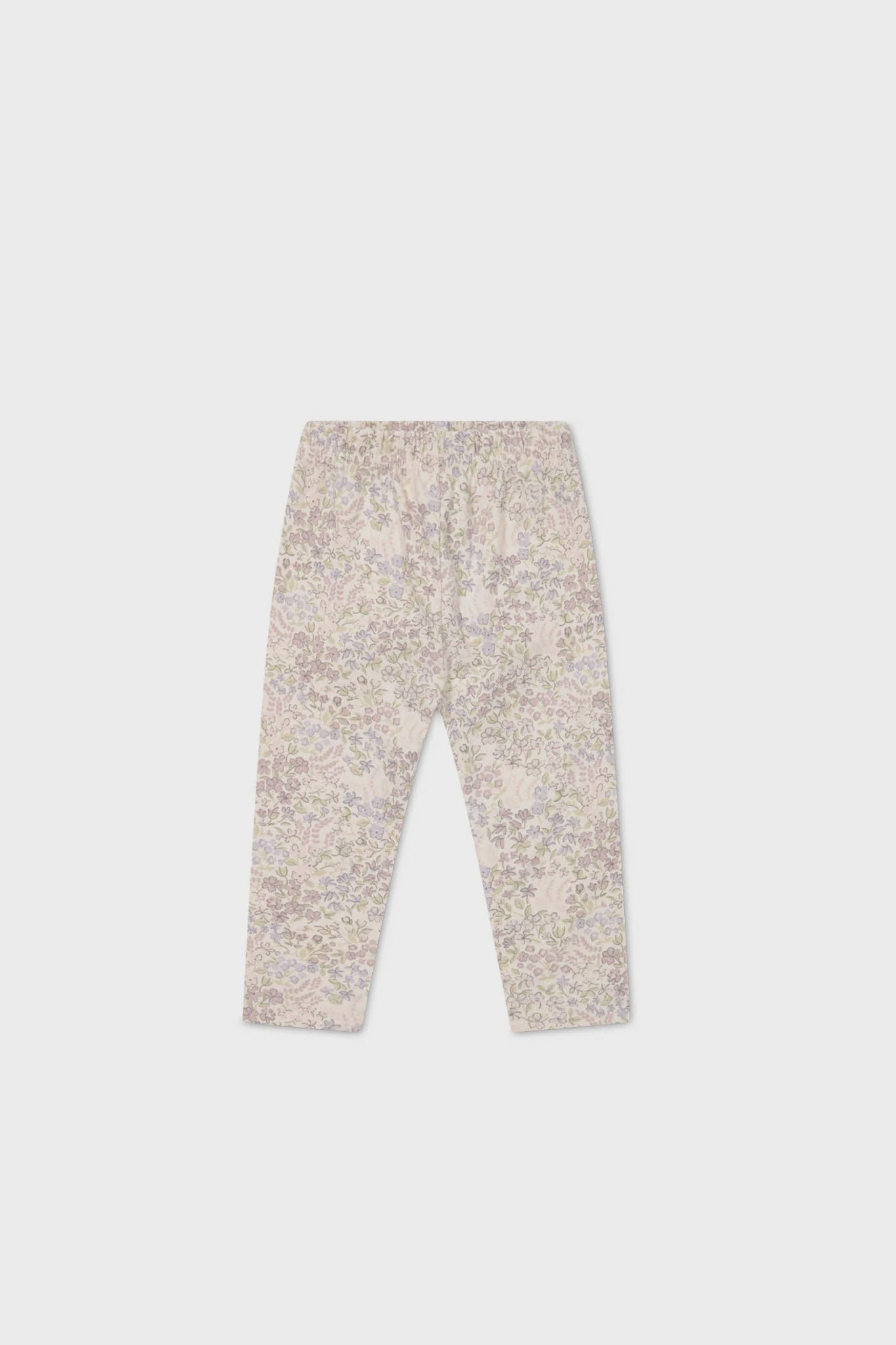 Organic Cotton Everyday Legging - April Floral Mauve