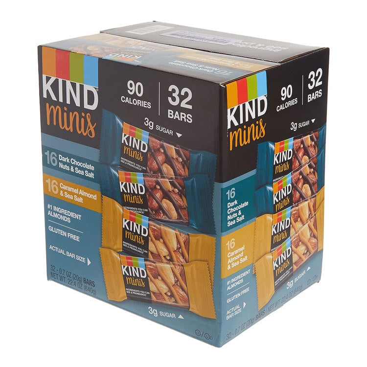 KIND Mini's Variety Pack 32 ct (BPO)