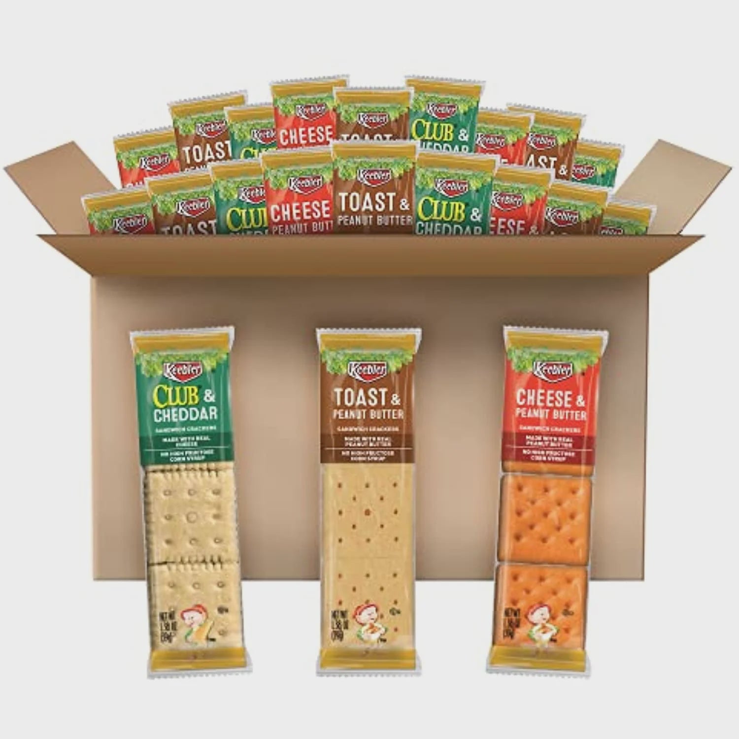 Keebler Sandwich Crackers, Single Serve Variety Pack, 45 ct (BPO)