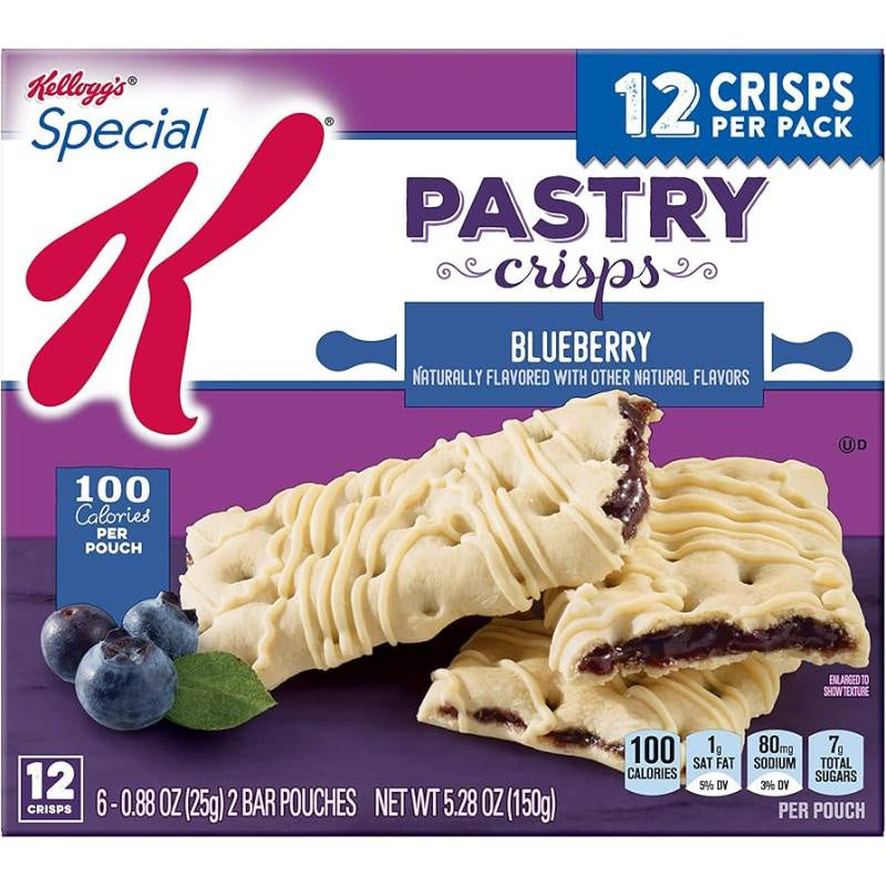Kellogg's Special K Pastry Crisps Blueberry 12 ct 5.28 oz