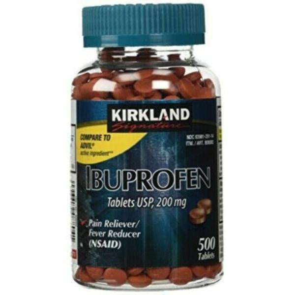 Kirkland Signature Ibuprofen, 200 mg, 500 tablets