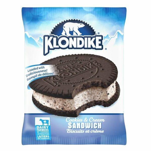 Klondike Ice Cream Sandwich, Cookies & Cream 1ct