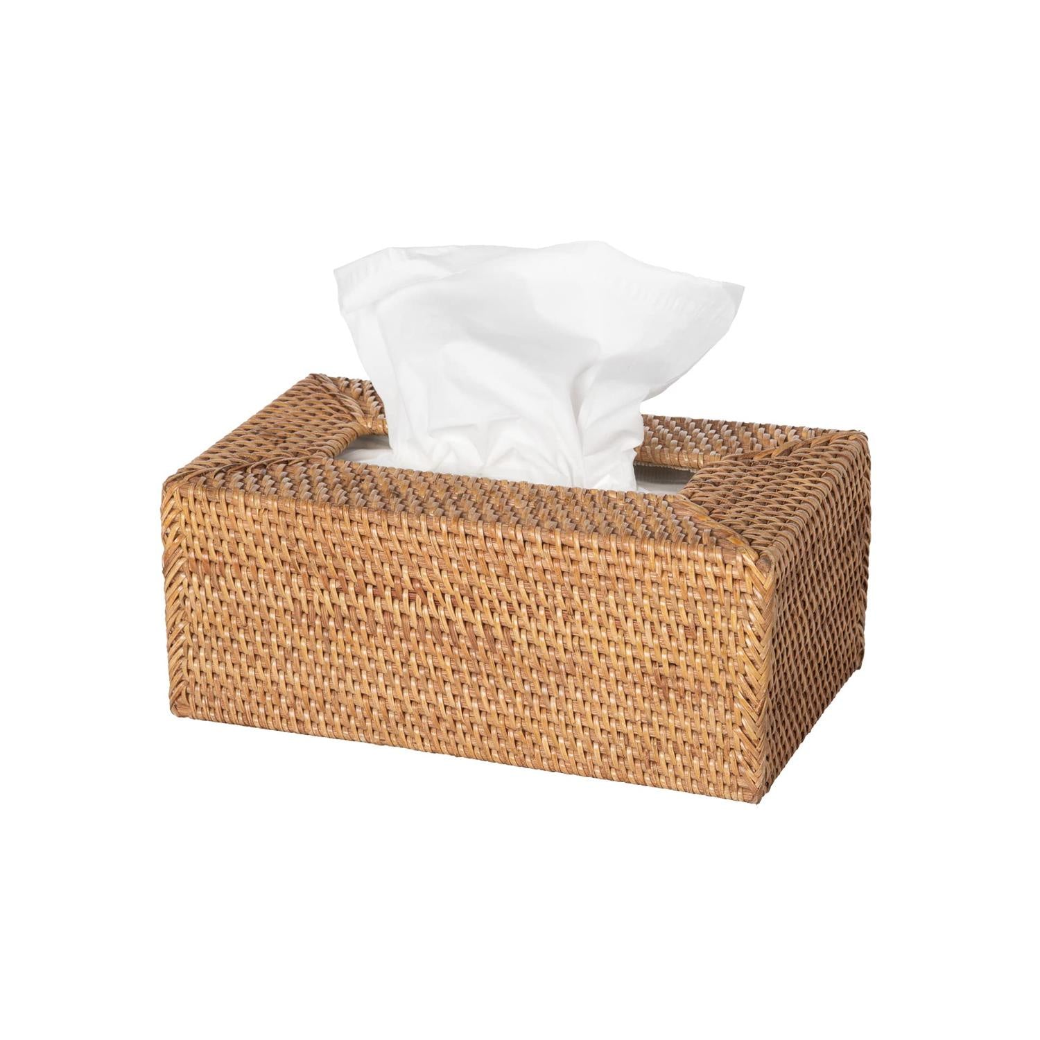 Kouboo Loma Rectangular Rattan Tissue Box Cover