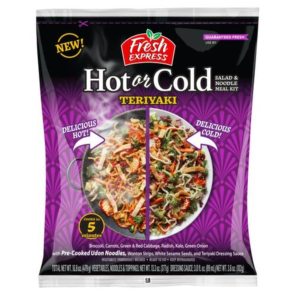 LETTUCE, Fresh Express Teriyaki Salad Noodle Hot Kit