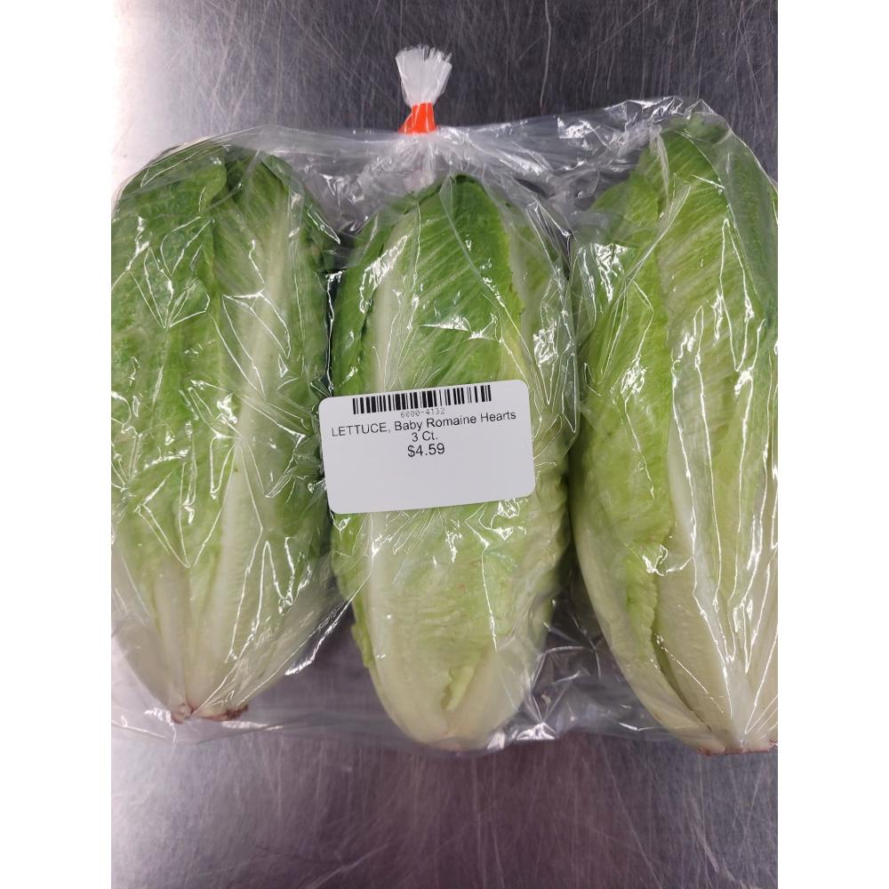 LETTUCE, Baby Romaine Hearts 3 Ct.