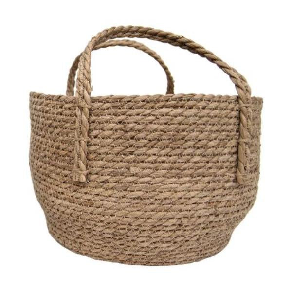 Lina Natural Woven Baskets - Med