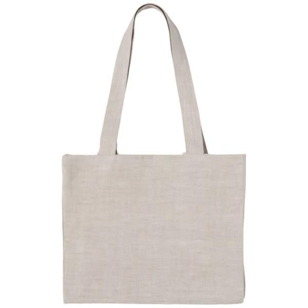 Linen Lunch Tote - Dove Gray