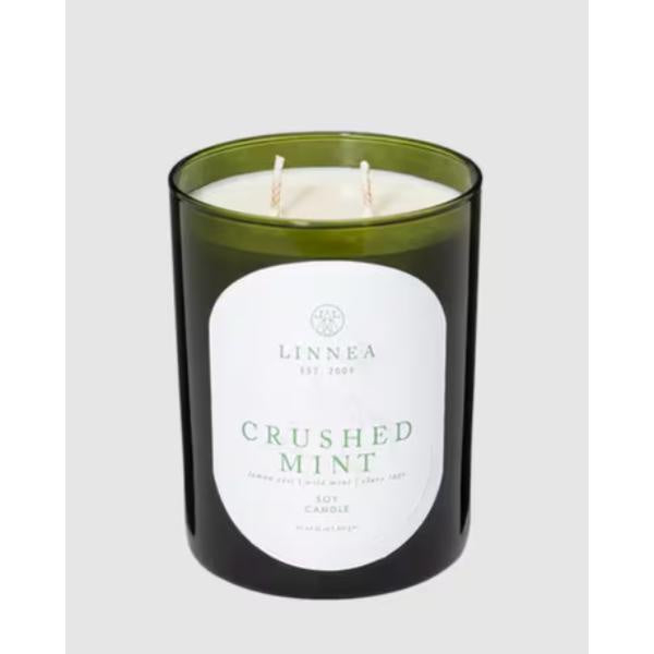 Linnea Crushed Mint 2-wick Candle