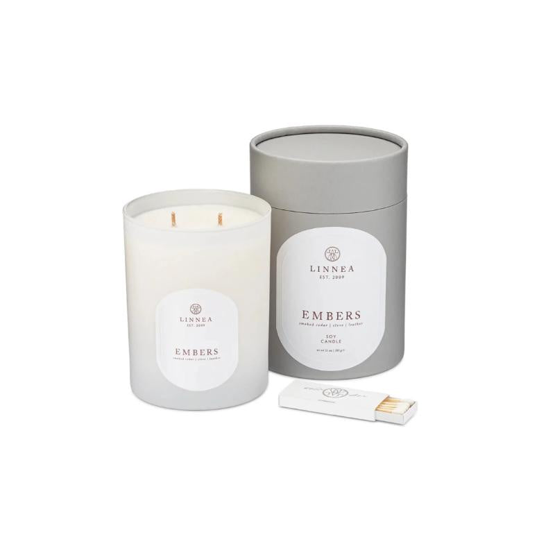 Linnea Embers 2-wick candle