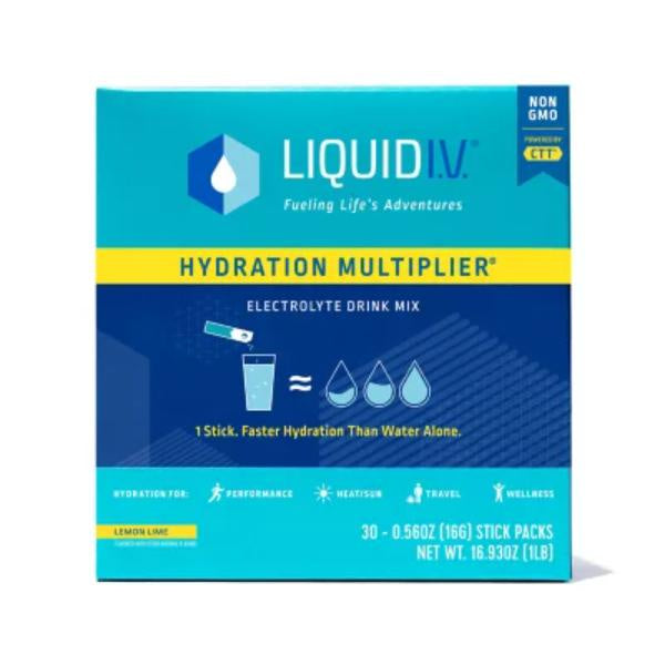 Liquid I.V. Hydration Multiplier, Lemon Lime 30ct