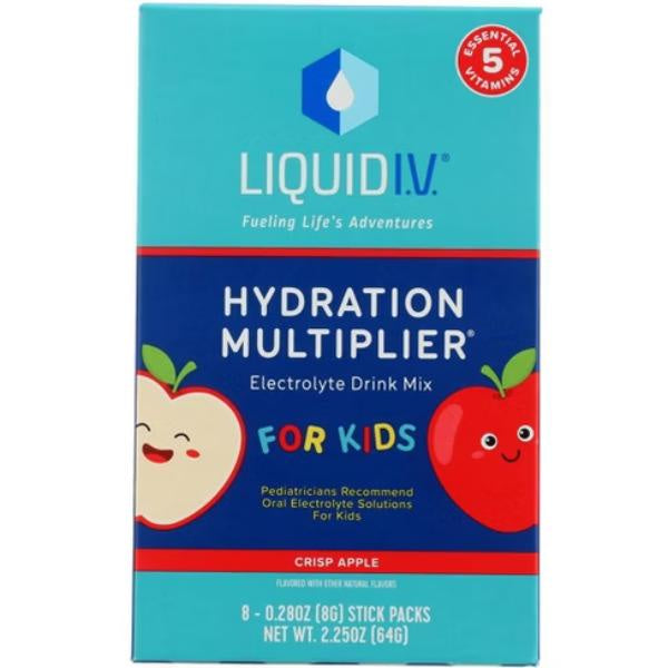 Liquid I.V. Hydration Multiplier for Kids, Crisp Apple, 8pk