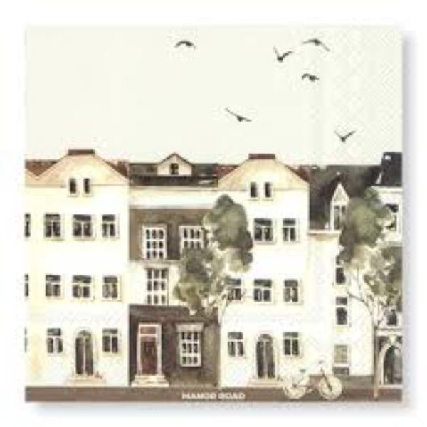 Manor Road City Life Luncheon Napkins 20pk