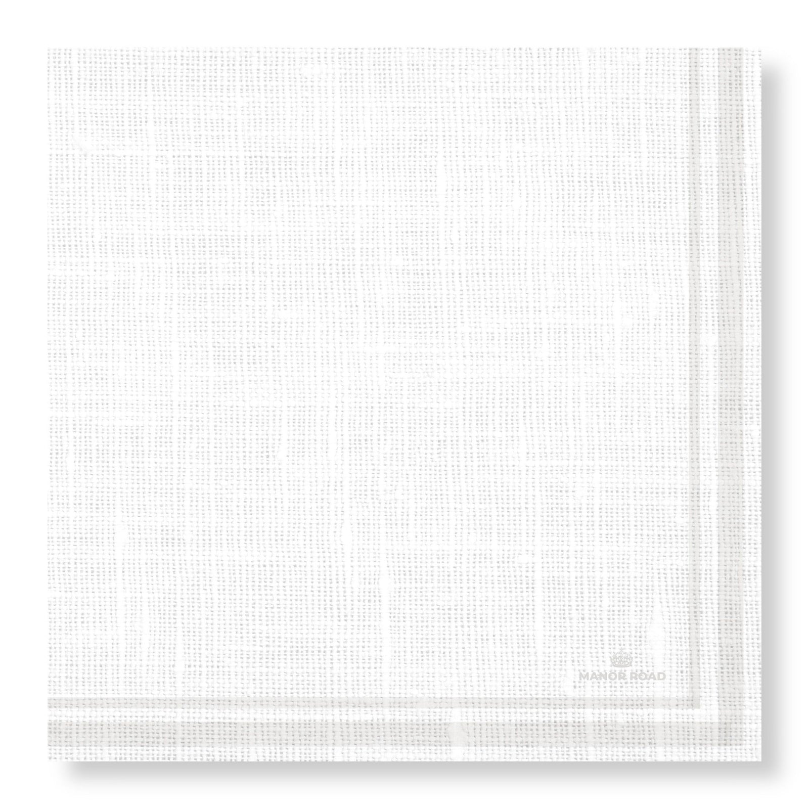 Manor Road Linen (Luxe White) Dinner Napkins 20pk