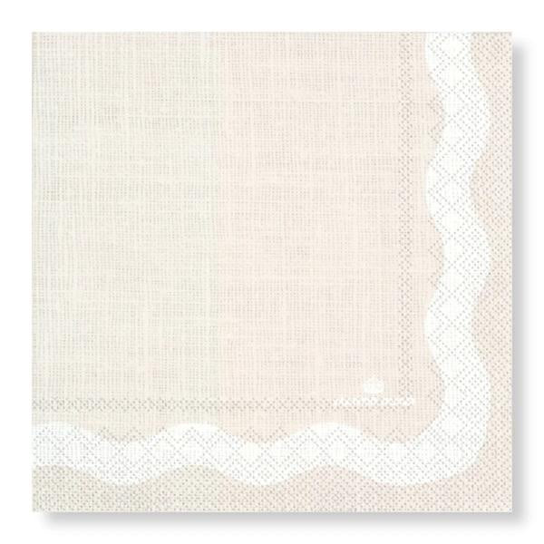 Manor Road Linen (Wave Beige) Cocktail Napkins 20pk