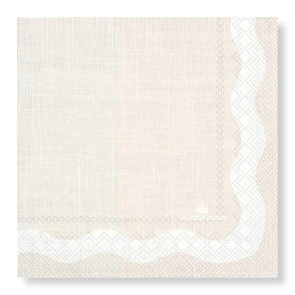 Manor Road Linen (Wave Beige) Cocktail Napkins 20pk