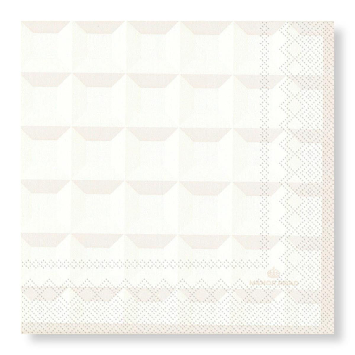 Manor Road Waffle white napkin 20pk