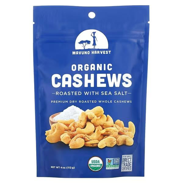 Mavuno Harvest Nuts Cashew Rstd Ssalt, 4 OZ.