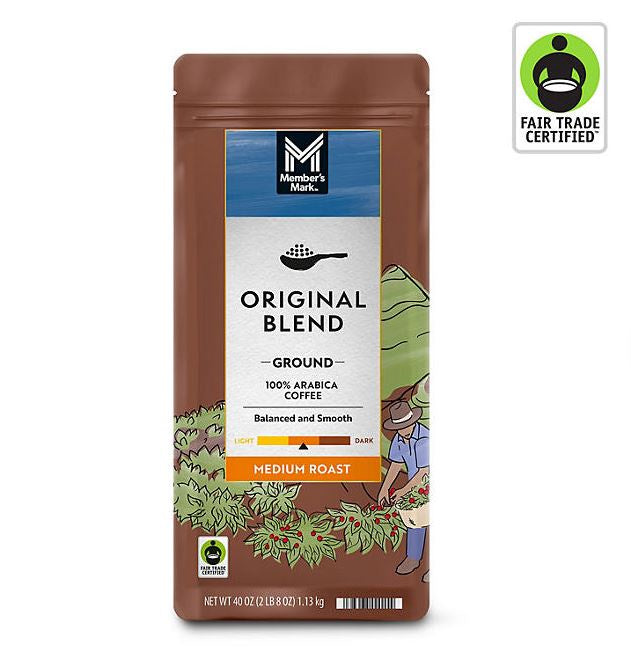 Member's Mark Classic Roast Ground Coffee 40 oz. (BPO)