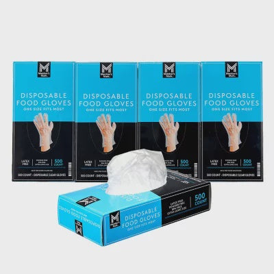 Member's Mark Disposable Food Gloves, 500 ct./pk., 4 pk.