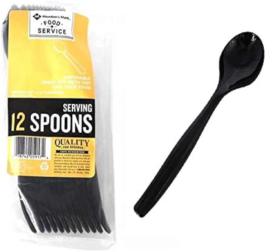 Member's Mark Heavyweight Plastic Serving Spoons, 12 ct.