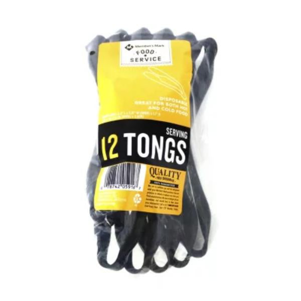 Member's Mark Heavyweight Plastic Serving Tongs (12 ct.)